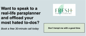 Fresh Paraplanning pop up creating an opportunity to get in touch